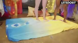 الليالي العربية بين الأعراق كس
