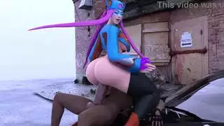 كبير الحمار الشرج مارس الجنس في موقف السيارات الرطب العربدة