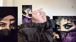 الصباحي للتمدد واليوجا والاستمناء الهواة العربيين باللون الأبيض الثلجي